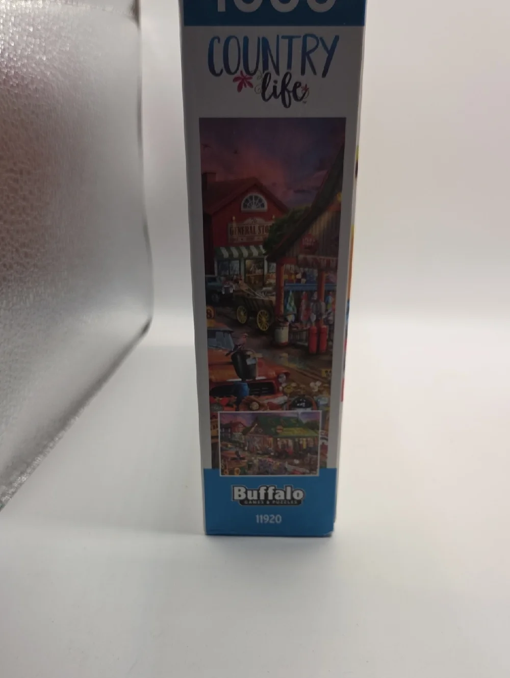 Buffalo David Bitton Blue & White 1000-Piece Country Life Puzzle. Nwt